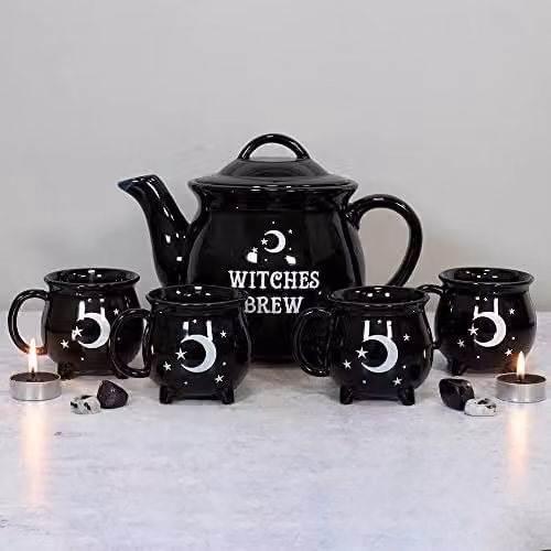 Something Different Witches Brew Ceramic Black Tea Set – 3