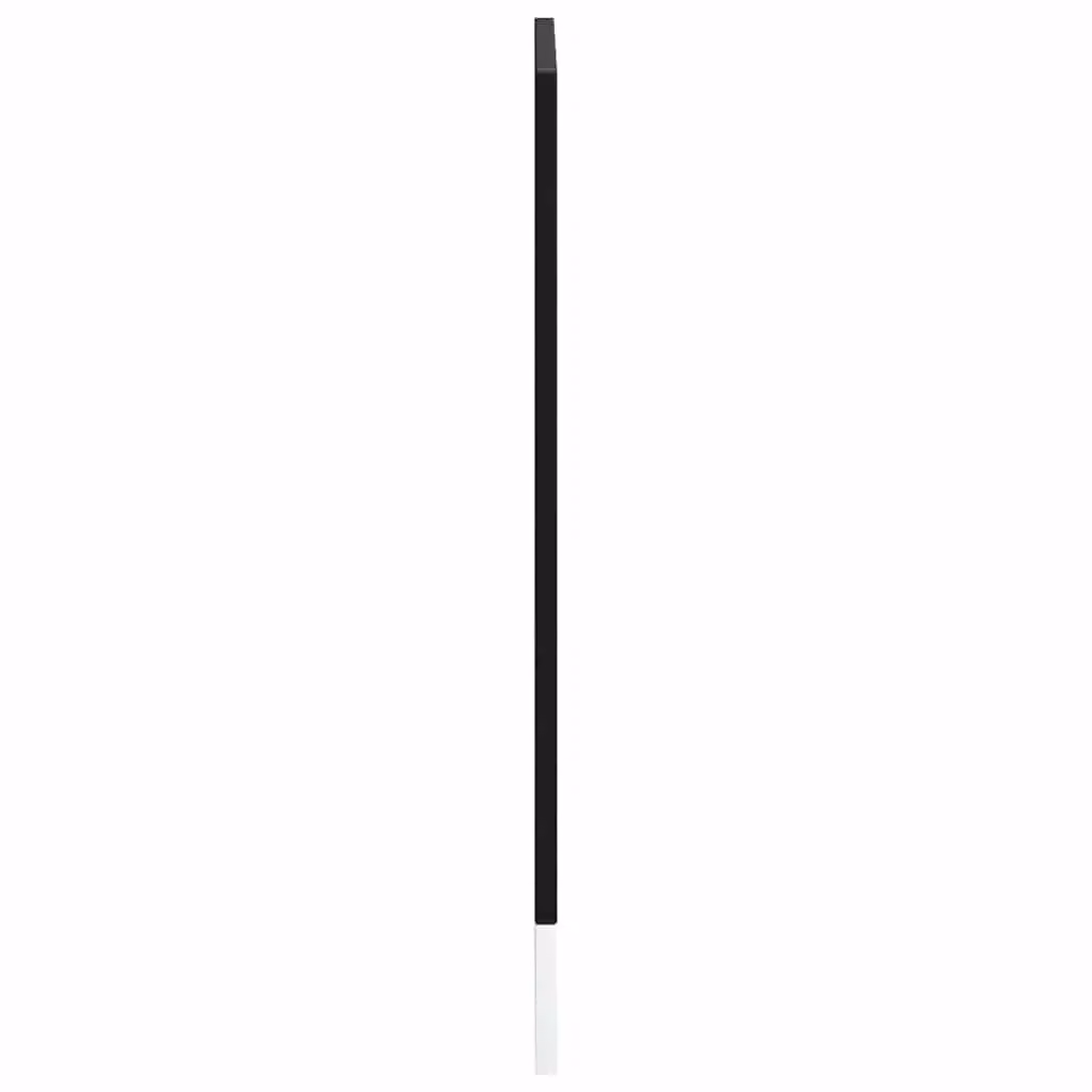 Berkfield Home Porto Black Dishwasher Panel in Matt Engineered Wood, W: 60 cm, D: 1.5 cm, H: 67 cm – 3