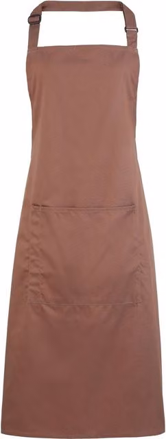 Premier Women's Bip Apron with Pocket in Brown, Pack of 2 – 1