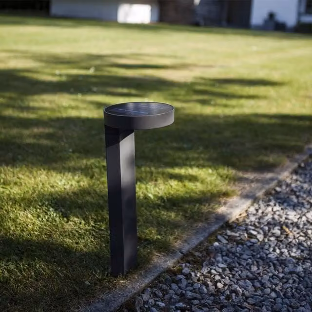 CGC Juno Dark Grey Solar LED Post Light