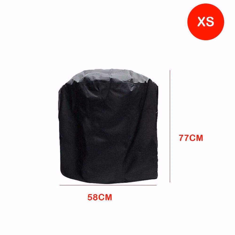 KORVIXA Heavy Duty Black Polyester Gas Grill Cover, W: 58 cm, D: 77 cm – 2