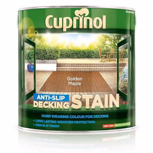 Cuprinol Golden Maple Anti-Slip Decking Stain, 2.5 l