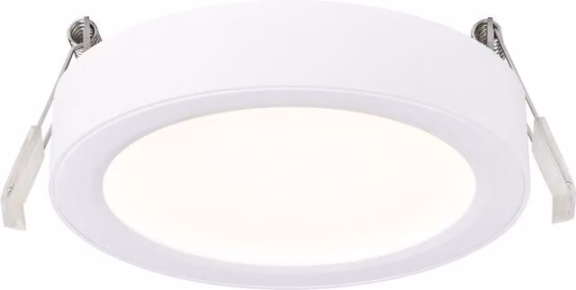 Nordlux Sóller Recessed LED Downlight, White Plastic, IP44, Dimmable, 3000K