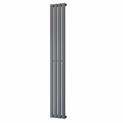 UK Radiators Typhoon Anthracite Steel Vertical Designer Radiator H: 180 cm, W: 27.2 cm – 2
