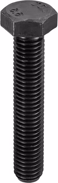 Unifix Grade 8.8 HT Hexagon Setscrews DIN 933 S/Col M10 x 50 mm Grey