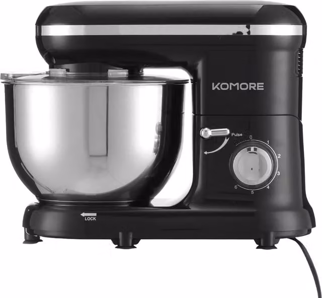 Living Star Black Plastic Household Stand Mixer, 5.2 Quart
