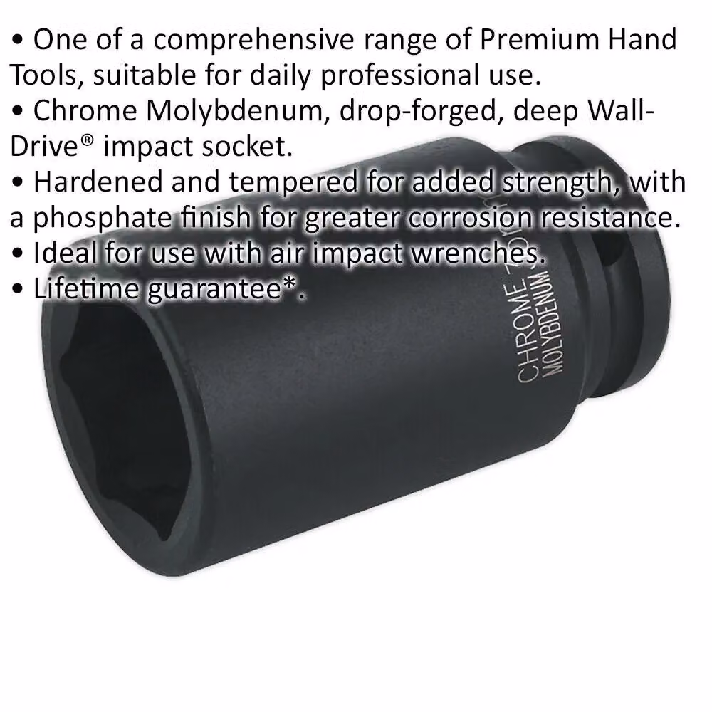 Loops 35mm Forged Deep Impact Socket 3/4 Inch Sq Drive Chromoly Wrench Socket – 2