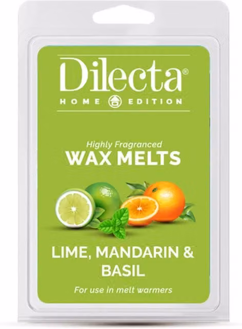 Dilecta Scent Highly Fragranced Lime Wax Melts in Green