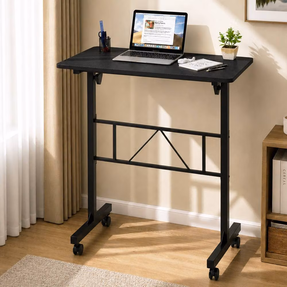 Levede Height Adjustable Standing Desk Office Workstation in Black – 3