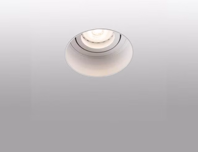 Netlighting Hyde White Tiltable Round Trimless Recessed Downlight GU10