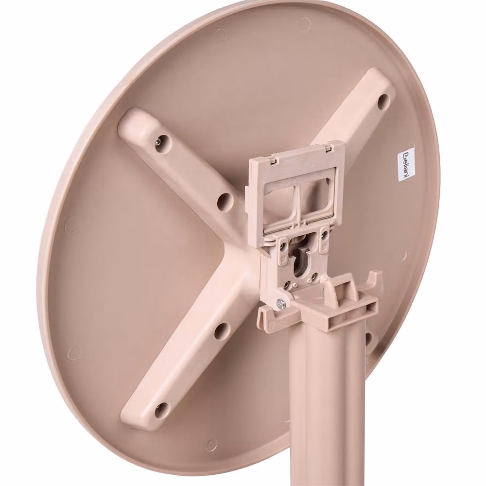 Wyld and Coco Round Flip-Top Bistro Table in Beige with 60 cm Diameter – 3