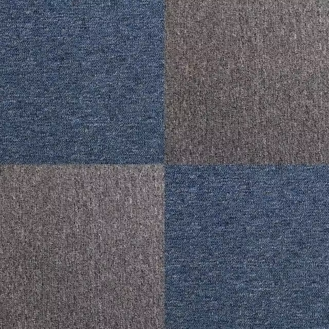 MonsterShop 40 Carpet Tiles in Storm Blue and Anthracite, 10m2