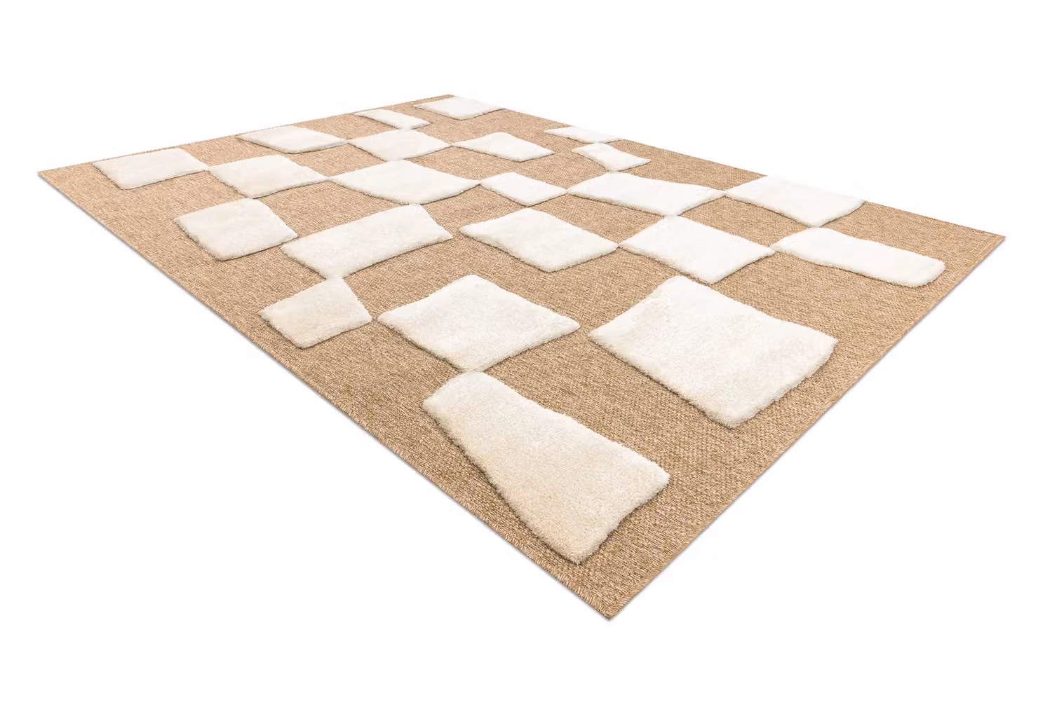 RugsX Spark Geometric Rug in Beige, W 140 cm x D 190 cm – 2