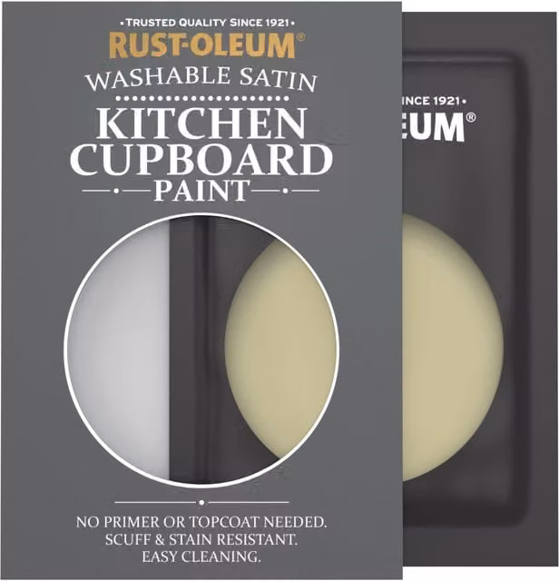 Rust-Oleum Kitchen Cupboard Satin Finish Tester Sachet, Sage Green, 10ml
