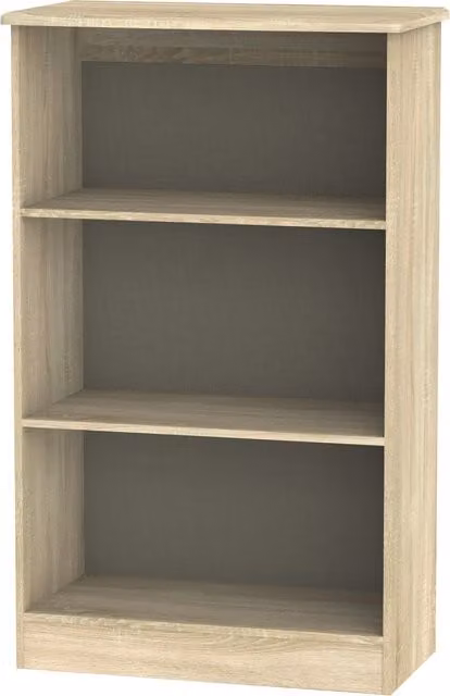 Kensington Kashmir Modern Bookcase in Bardolino Oak