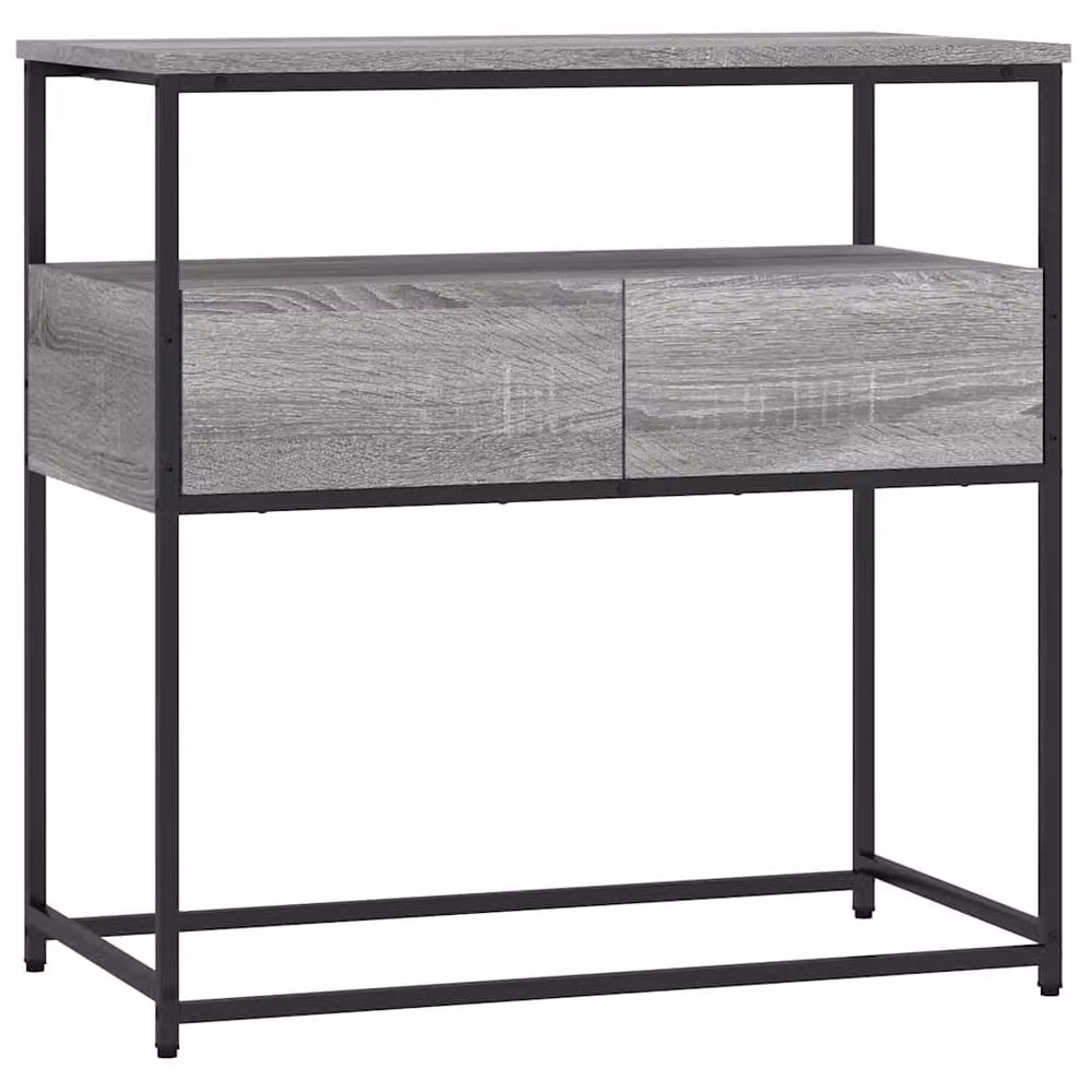 Berkfield Home Decorative Console Table in Grey Sonoma, W/D/H: 75 x 40 x 75 cm – 2