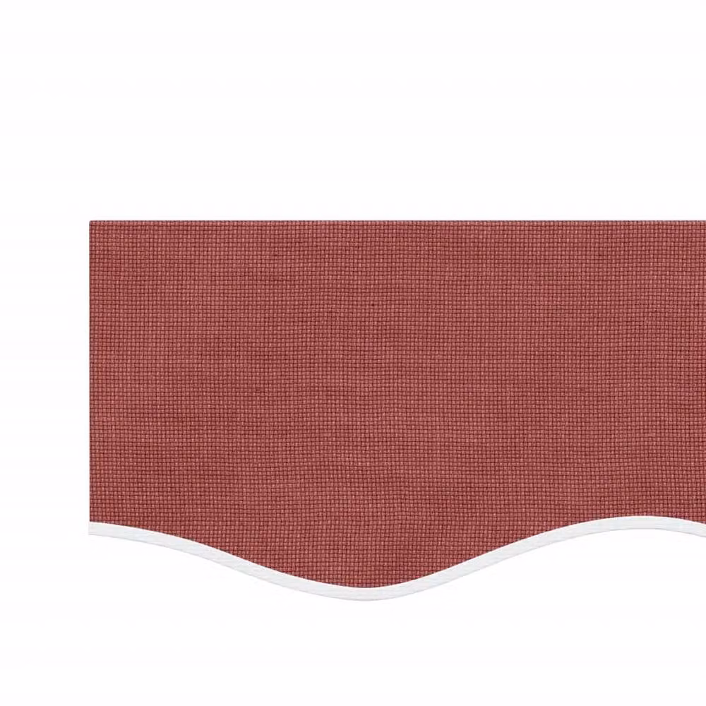 Berkfield Home Replacement Awning Valance Fabric in Burgundy Stripe Red, 6 m – 3