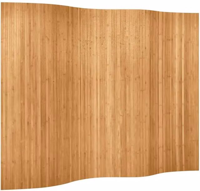 Berkfield Home Bamboo Room Divider in Brown, W/H: 250 x 165 cm – 1