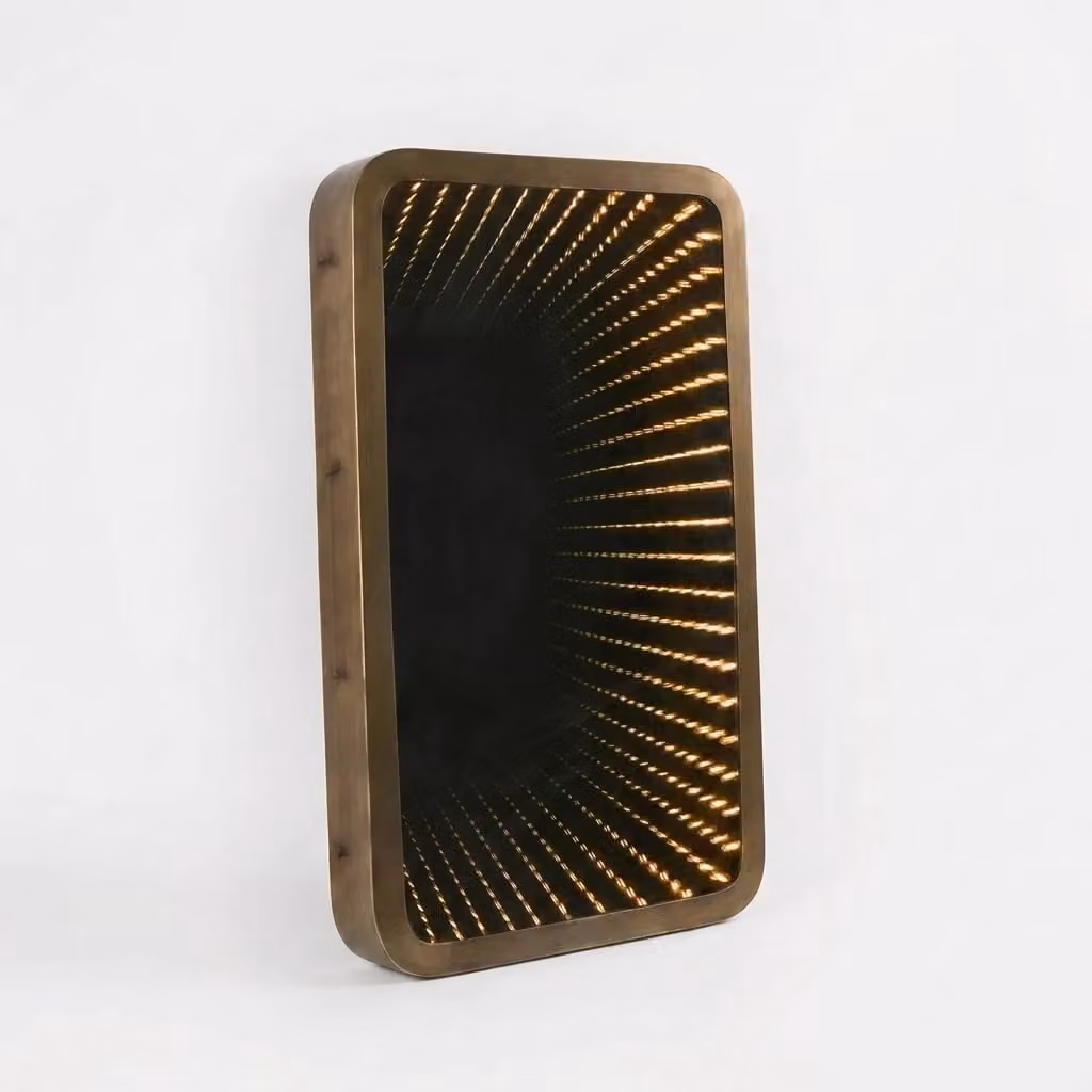 Araco Lumière Radiant Alba Stainless Steel LED Bathroom Mirror Light in Silver or Gold/Brass