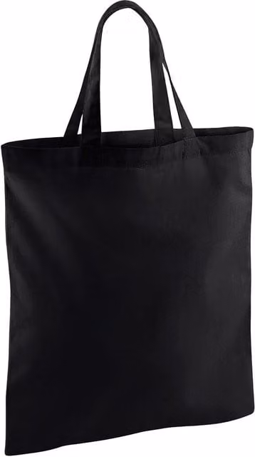 Westford Mill Short Handle Bag For Life in Black, W: 42.0 cm, H: 38.0 cm