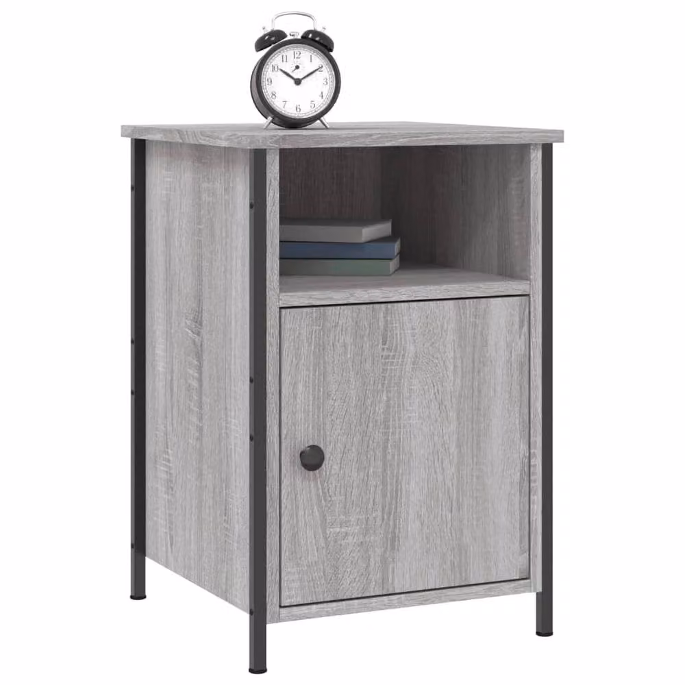 Berkfield Home Grey Sonoma Bedside Cabinet W/D/H: 40 x 42 x 60 cm – 3