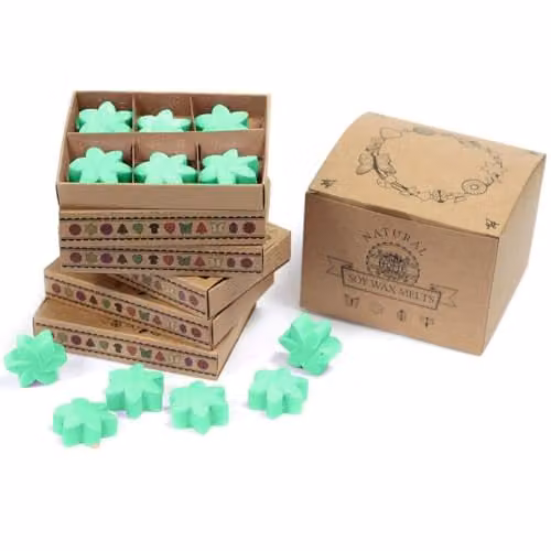 KDMD Hidden Garden Wax Melts, Box of 6, Green – 1