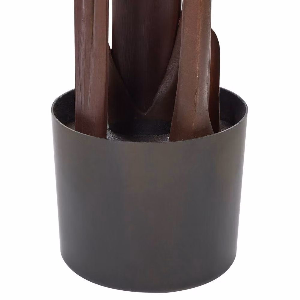 Wyld and Coco Artificial Banana Tree in Green and Black, Height: 170 cm – 4