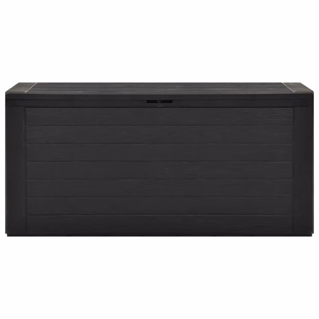 Berkfield Home Garden Storage Box in Anthracite and Black, W/D/H: 116 x 44 x 55 cm – 2