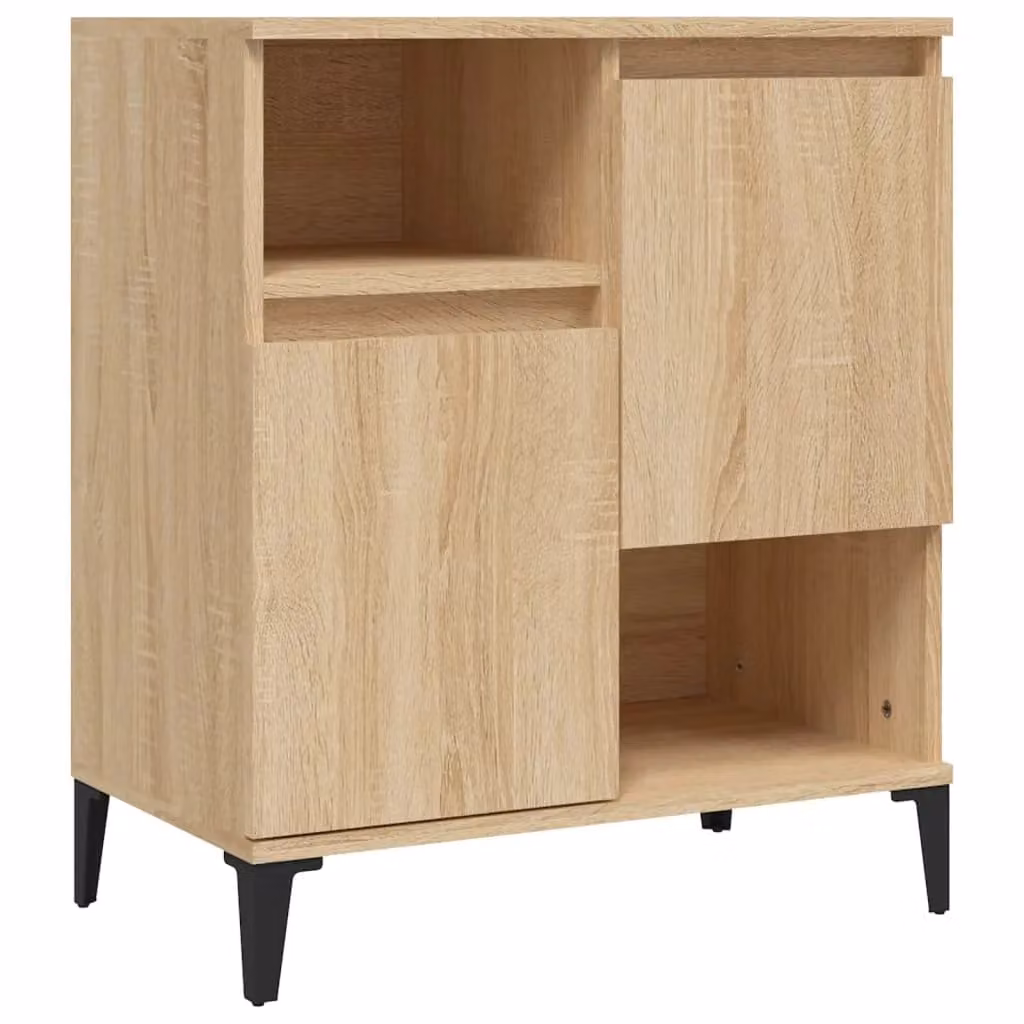 Berkfield Home Sonoma Oak Sideboard in Brown, W/D/H: 60 x 35 x 70 cm – 2