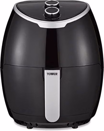 Tower Vortx 4L Manual Hot Air Fryer in Black