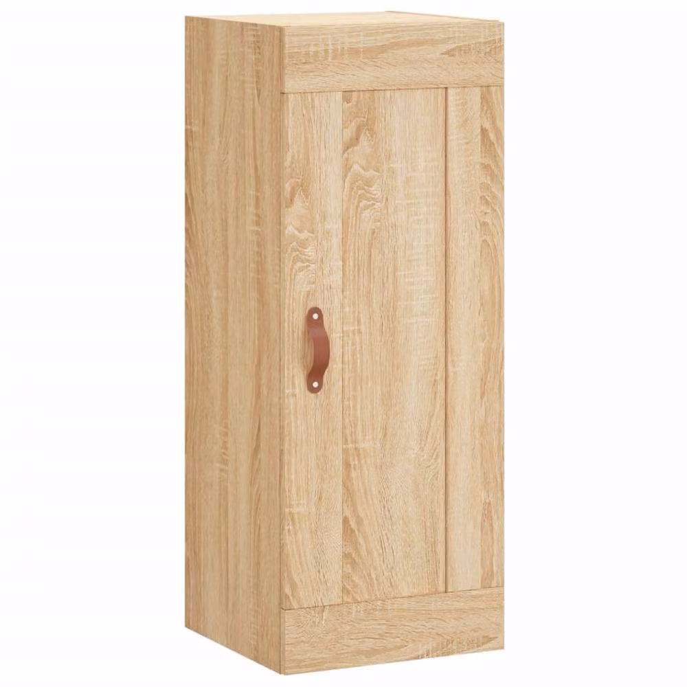 Berkfield Home Wall Mounted Cabinet in Sonoma Oak, Beige, W/D/H: 34.5 x 34 x 90 cm – 2