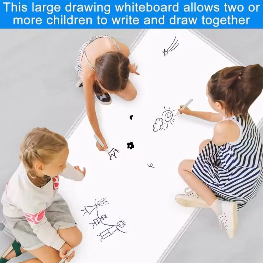 Kelvenix White Magnetic Dry Wipe Notice Board, White, W/H: 50 x 50 cm – 3