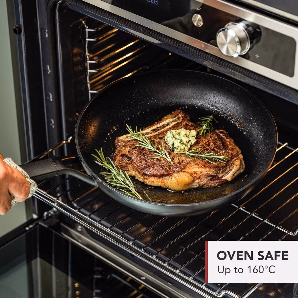 KitchenAid Black Forged Aluminium and Ceramic 2 Piece Frying Pan Set – 8