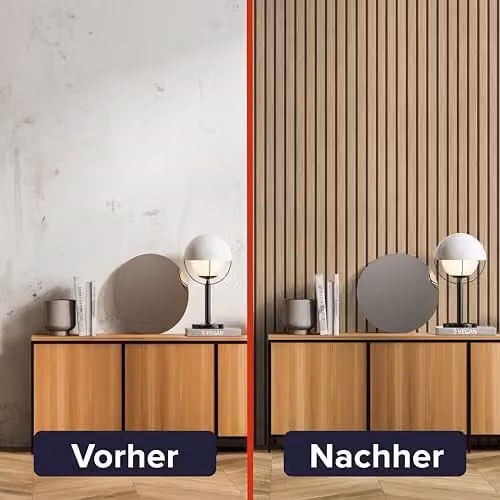 Rasch Echo Self-Adhesive Wood Look Wallpaper with Striped Abstract Design in Beige and Black, Matt Textured Non-Woven Roll – 3