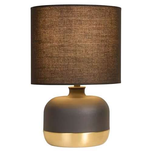 Lighting Collection Ezra Modern Black and Gold Touch Table Lamp – 2