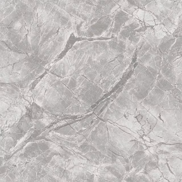 Holden Decor Portoro Marble Metallic Paste The Wall Textured Vinyl Wallpaper in Silver