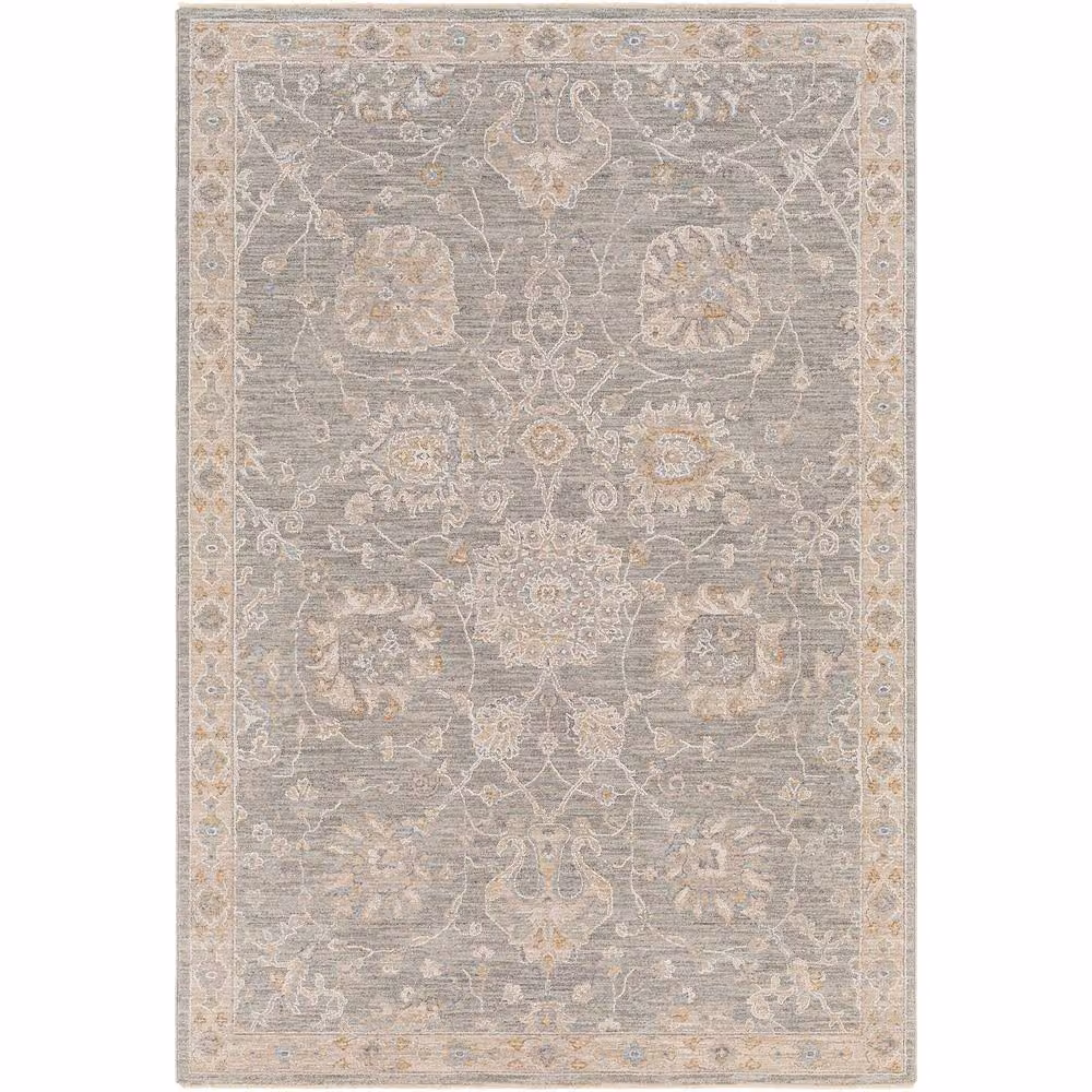 Livabliss Avant Garde Boho Oriental Living Room Rug with Fringes in Grey, Beige, Blue and Brown, W: 150 cm, L: 230 cm – 2
