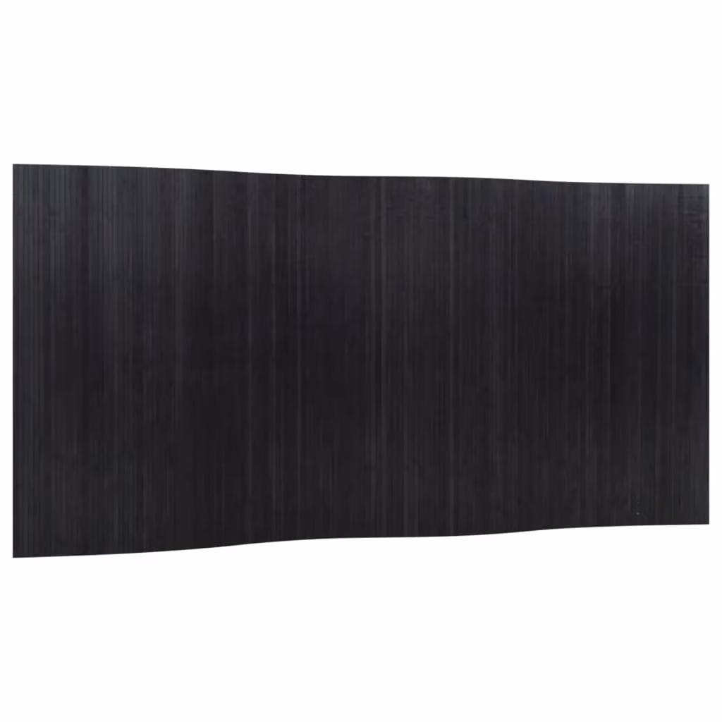 Berkfield Home Black Bamboo Room Divider, H 165 cm x W 400 cm x D 40 cm – 2