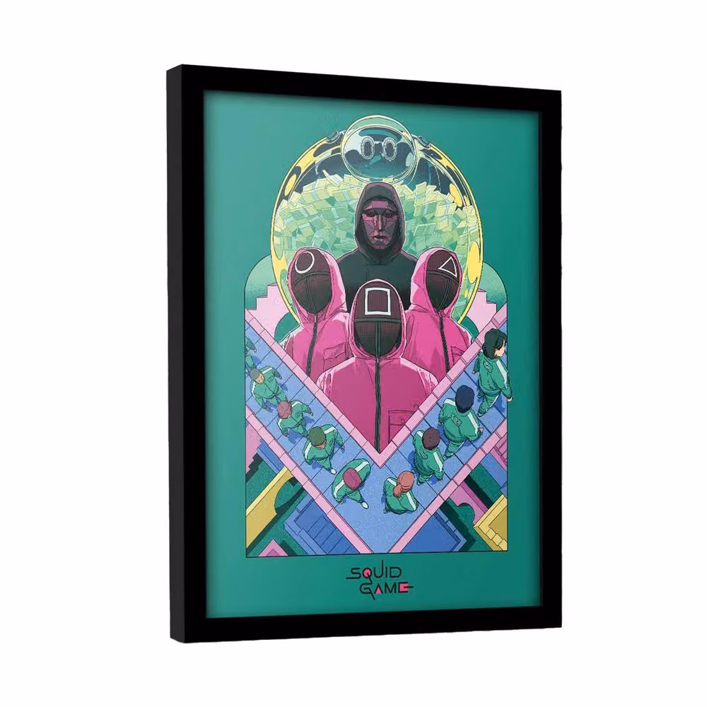Netflix Namon Framed Paper Poster in Green – 2