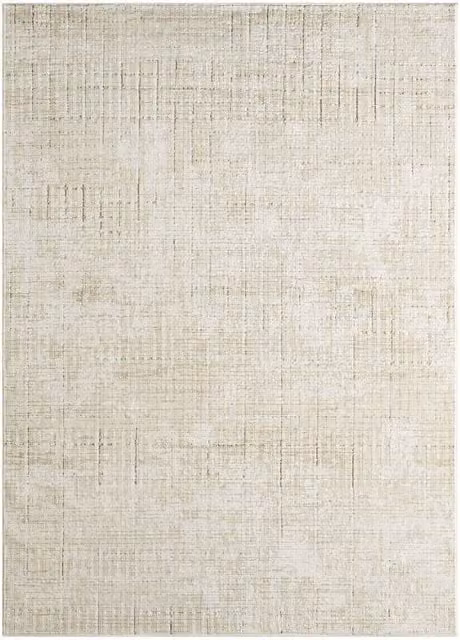 DKNY Grand Street Grn02 Ivory Beige Abstract Modern Rectangular Rug, W: 240 cm, L: 300 cm