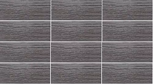 Garden Gear Grey Stone Effect Rubber Railway Road Stepping Sleepers, Pack of 12 – 1