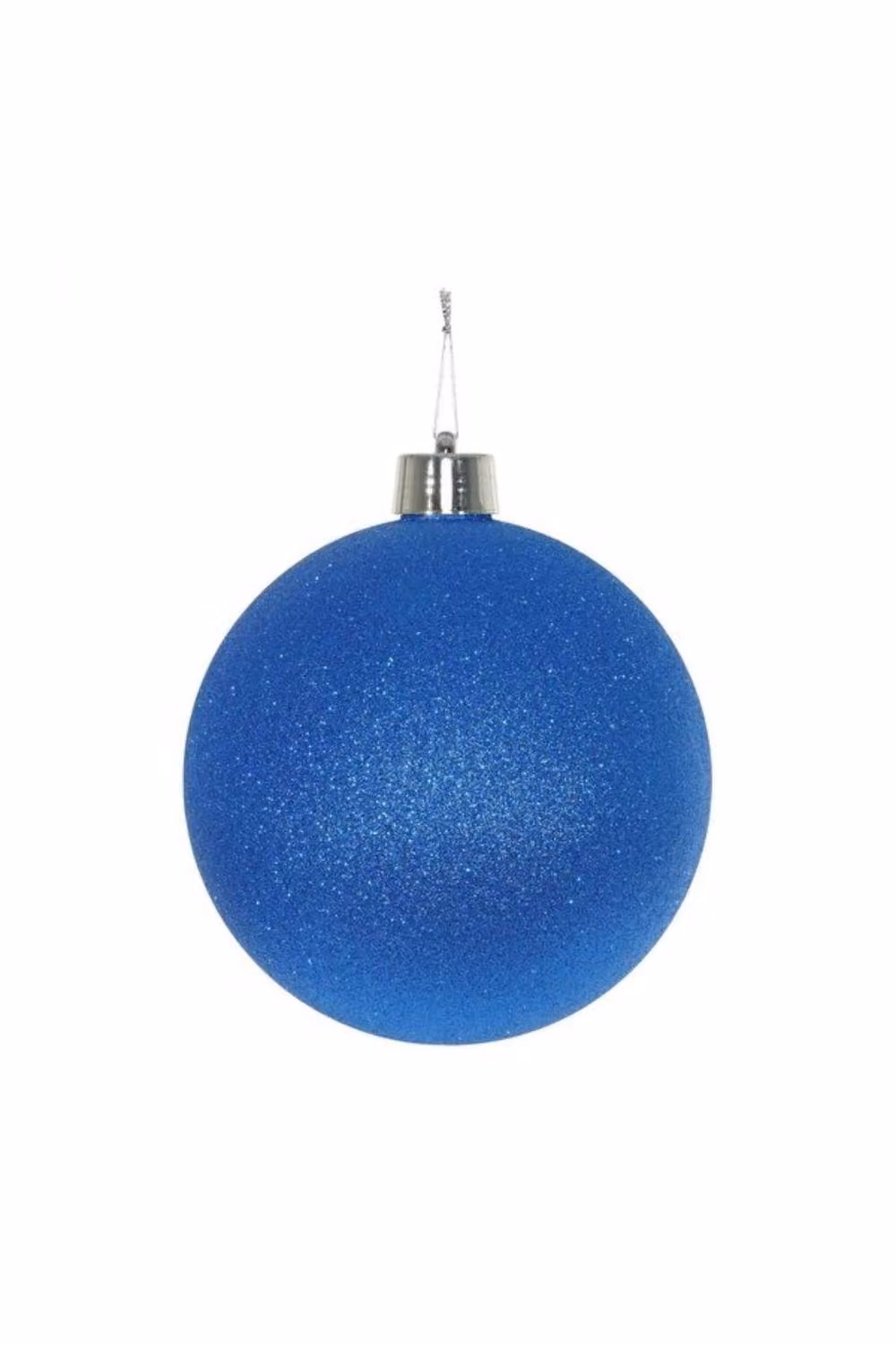 KDMD Blue Glitter Shatterproof Christmas Bauble, Diameter: 25 cm – 2