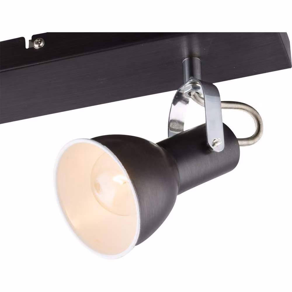 Globo Lighting Fargo Twin Wall Spotlight, Brown, E14, Adjustable – 5