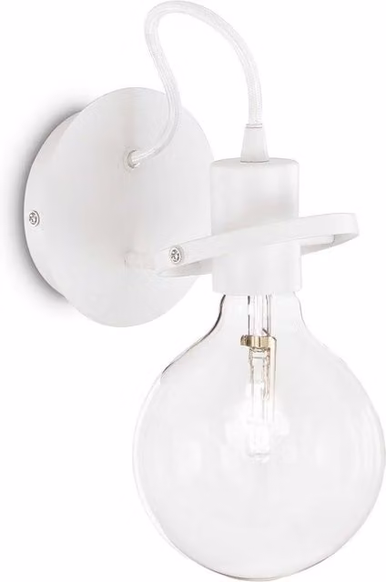 Netlighting Radio 1 Adjustable Retro Wall Light in White with E27 Socket