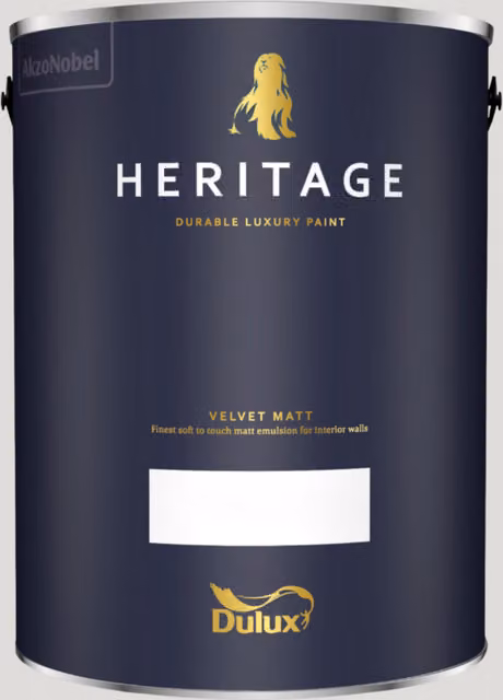 Dulux Trade Heritage Matt Paint Romney Wool, 5 l