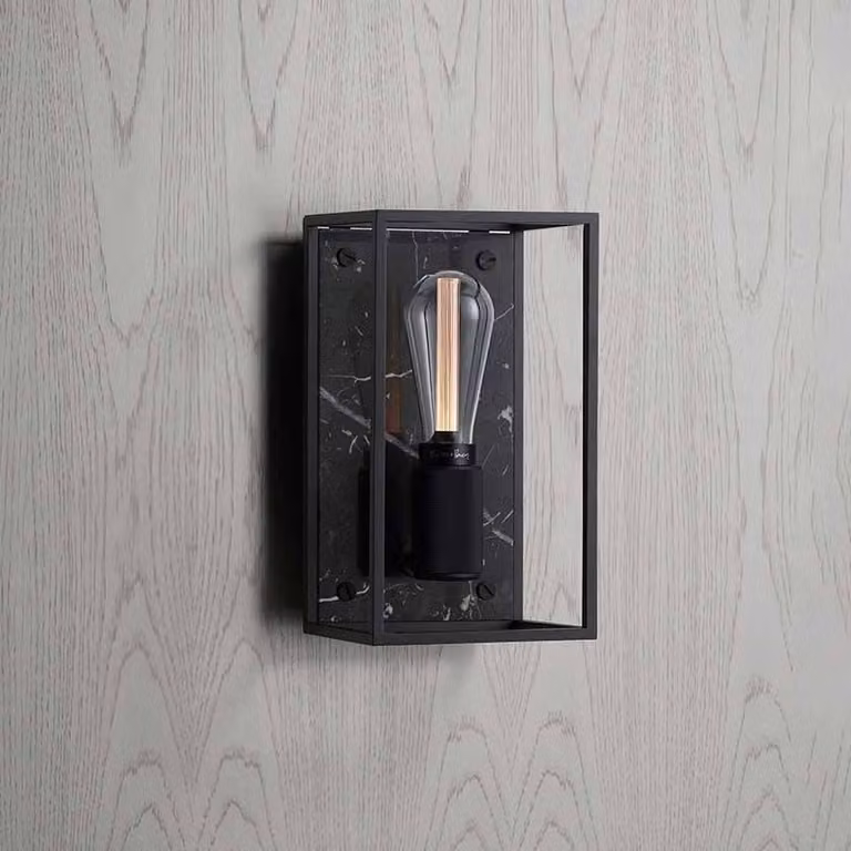 Buster + Punch Caged Wall Light Medium in Black or White