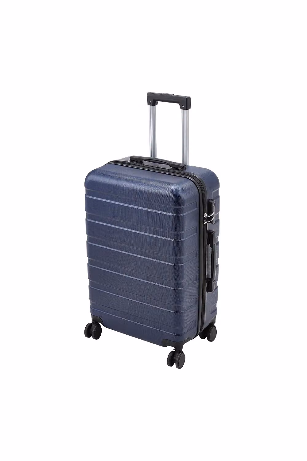 Living and Home Hardshell Rolling Luggage Trolley Travel Case, Blue, Height: 50.8 cm, Width: 37.0 cm – 3