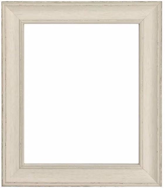 Frames & Mirrors 4U Scandi Single Rectangular Picture Photo Frame, Light Grey, A3