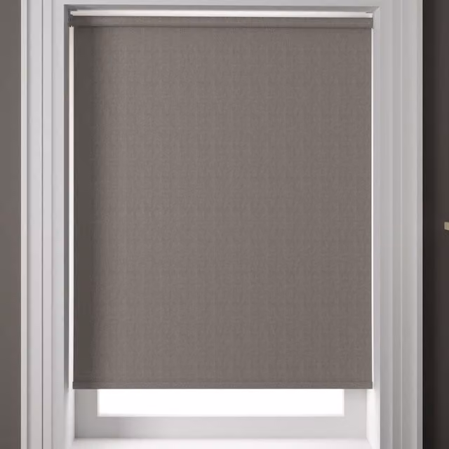 Terrys Shadow Made to Measure Blackout Roller Blind in Grey