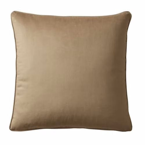 Appletree Harlan Velvet Square Cushion in Pink or Beige, W/D/H: 55 x 55 x 55 cm – 2